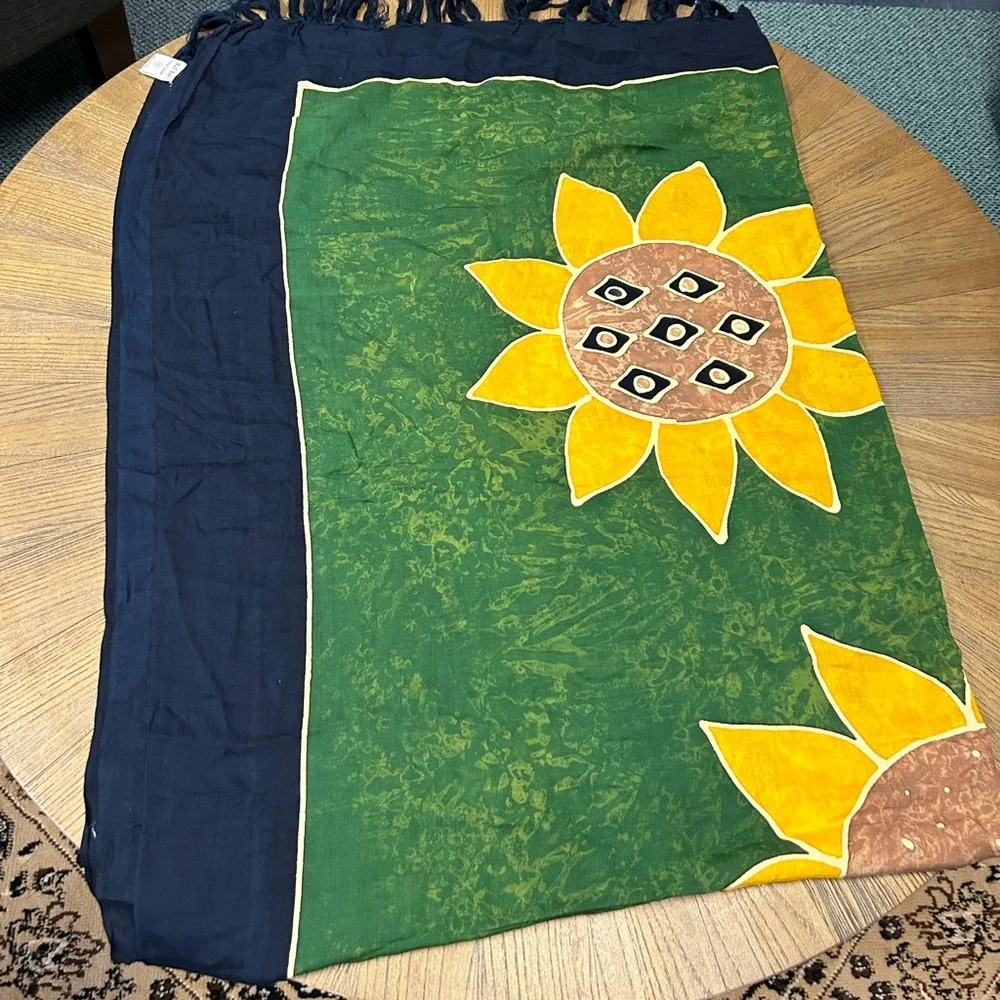 Sunflower Scarf Wrap